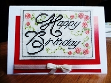 Pamiątka wykonana z okazji osiemnastych urodzin :)