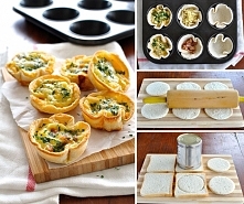 Quiche toast cups