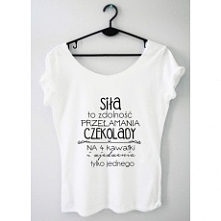 siła to przełamanie czekolady na 4 kawałki i zjedzenie tylko jednego.