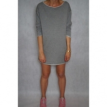 Sukienka bawełna szara melanż - dostępna na naszych aukcjach