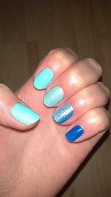 semilac 022 mint i niebiesk...