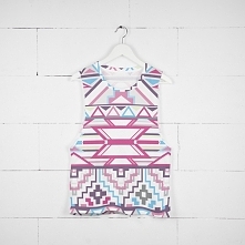 Top Open-Sleeve Fullprint Aztek Pastels. Świetna propozycja na cieplejsze dni. Miękki i przewiewny materiał pomoże Ci zapomnieć, że masz coś na sobie! :)
