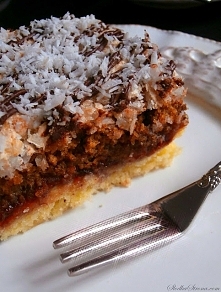 Kruche Ciasto Kokosowo-Orzechowe z Powidłami Śliwkowymi Siostry Anastazji