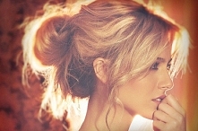 bałagan na włosach ;)