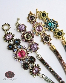 Shine - kolekcja bransoletek z rivoli
Autor: Slomkad (VAKARAS ART)