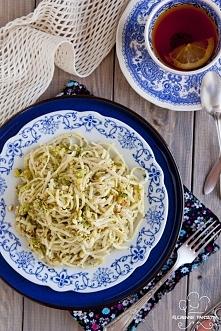 kluchy z brokułowym sosem