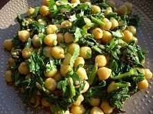 Szpinak z ciecierzycą :D