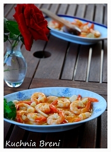 KREWETKI W SOSIE MAŚLANO-CZ...