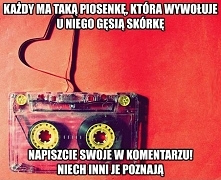 Nie mogę sobie przypomnieć czy była taka piosenka :/
Wiem jedno stresuje mnie jedna nuta w horrorach, bo wtedy wiadomo, że coś się stanie albo i nie...