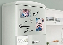 Wąsate magnesy na lodówkę :)