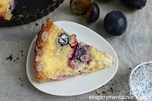 Ciasto ze śliwkami - przepis na tartę z budyniem i śliwkami