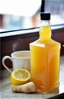 SYROP IMBIROWO-MIODOWY

- 2,5 szklanki wody
- jeden spory korzeń imbiru
- jedna duża cytryna 
- szklanka miodu
- ew 1/2 szklanki cukru jeśli ktoś lubi na słodko

Do garnuszka wl...