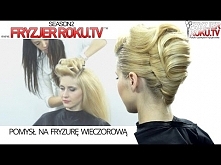 Pomysł na fryzurę wieczorową. Fryzura wieczorowa Nowy 2015 FryzjerRoku.tv