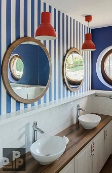 Łazienka styl marynarski