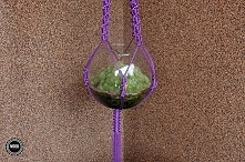 Jak zrobić nowoczesny, makramowy kwietnik? Więcej na blogu moojconcept .com