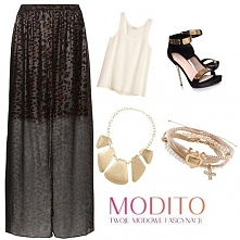 Spódniczka w panterkę. Po kliknięciu w zdjęcie więcej szczegółów.