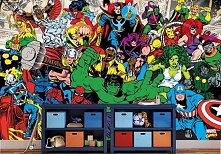 Fototapeta dla dzieci 1 Wall - Marvel Bohaterowie Komiks