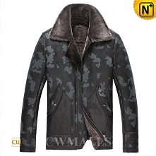 Chicago Camouflage Shearling Bomber Jacket CW861259