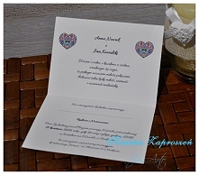 Zaproszenia folk ludowe