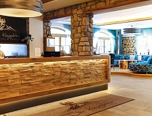 Panel drewniany - Natural Wood Panels - Dąb łupany cegiełka 3D