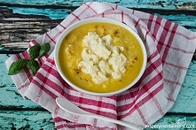 Zupa mleczna z dynią i lanymi kluskami na śniadanie