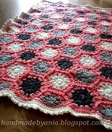 Ręcznie szydełkowany kocyk ...