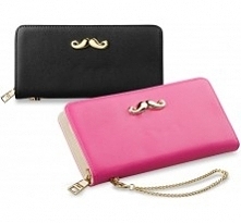 portfel kopertówka z wąsem:)