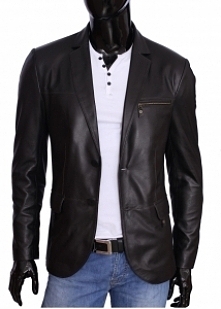 Elegancka marynarka skórzana DORJAN model RLF450_3. Połączenie nietuzinkowego stylu i elegancji.