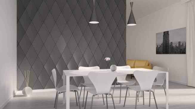 Panel ścienny 3D - Kalithea - Diamonds