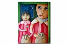 Obraz na płótnie OALK077_13 - Leskos - Czekając na świt III