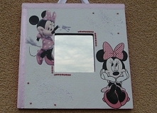 Lustereczko dla dziewczynki decoupage