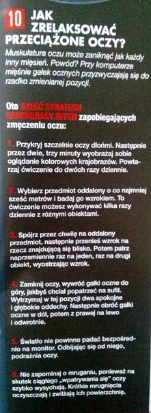 Jak zrelaksować przeciążone oczy?