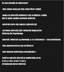 Co ma piernik do wiatraka?