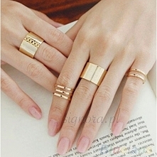 Komplet pierścionków za 11,99 PLN od SIGNORA.pl | KLIK w zdjęcie