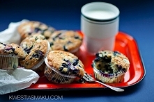 Muffiny z jagodami