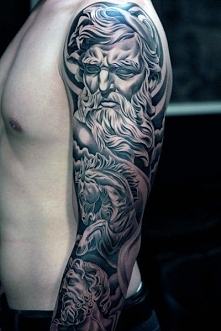 zeus arm tattoo