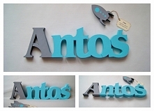 Literki tworzące imię dziec...