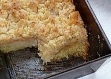 jabłecznik z kruszonką kokosową