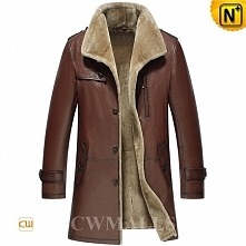 Dallas Mens Leather Shearling Coat CW858108