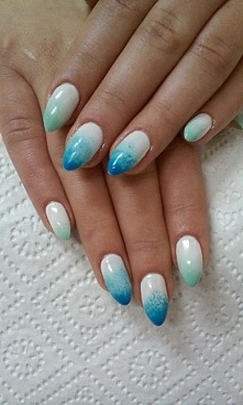 Niebieskie ombre