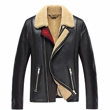 New York Men's Shearling Aviator Jacket