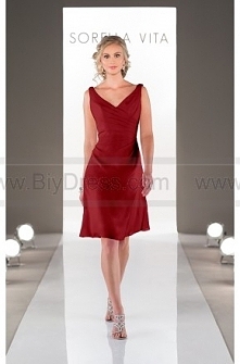 Sorella Vita Cranberry Bridesmaid Dress Style 8575