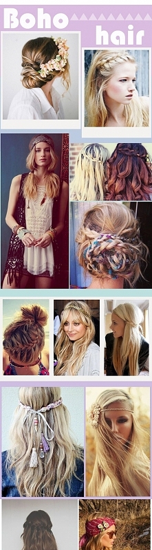 Boho hair