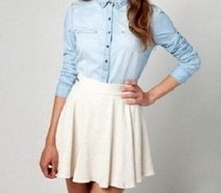 Spódnica połączona z koszul...