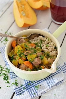 Gulasz wieprzowy z dynią