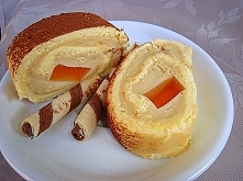 Rolada biszkoptowa z kremem...