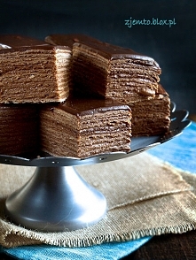 czekoladowy Napoleon