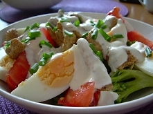 brokuł jajko kurczak