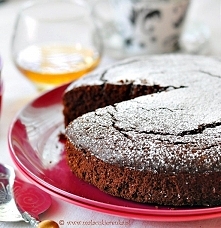 Czekoladowe ciasto z brandy