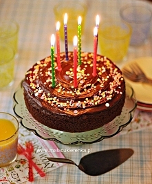 Proste urodzinowe ciasto cz...